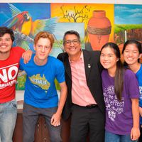 Estudantes intercambistas da Austrália e Tailândia visitam Reitoria