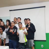 Atividade intercultural no IFMT Campus Barra do Garças com estudante russa 