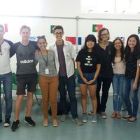 Recepção de estudante australiano no Campus Cuiabá