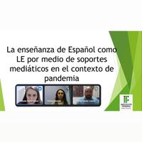 Ciclos de Reflexões em Espanhol: La enseñanza de Español como LE por meio de soportes mediáticos em el contexto de pandemia
