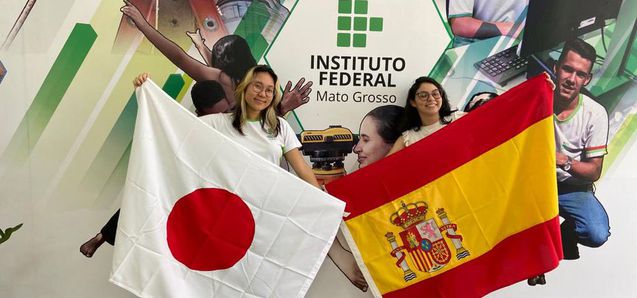 Estudantes do IFMT são selecionadas para intercâmbio no Japão e Espanha